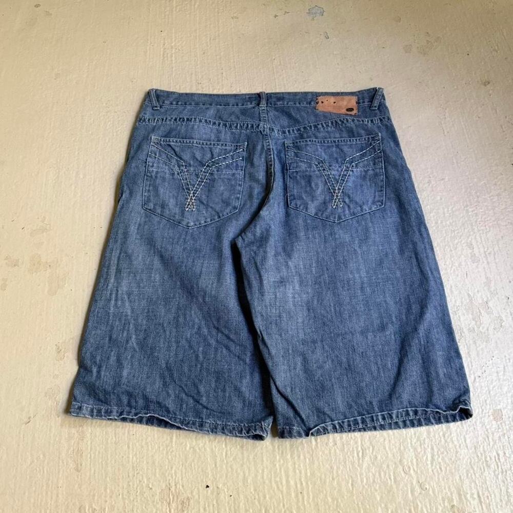 Baggy Y2K Ecko Long Men's 38" Denim Jean Jorts Shorts Y2K